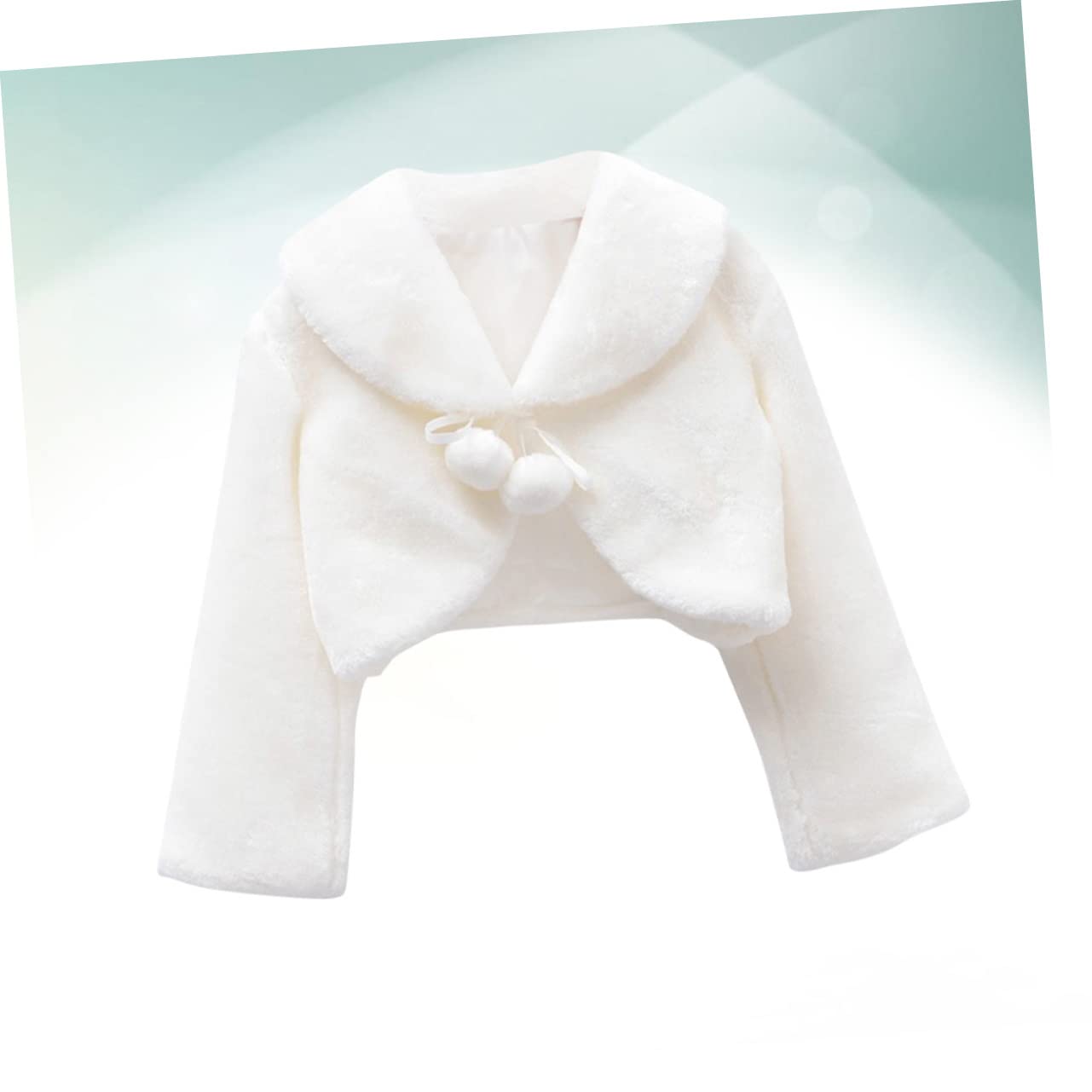 COLLBATH 2 Piezas Tippet de Invierno de los niños de Las Flores Vestido de Navidad de Las niñas Vestido Hombro Capa niño niños de Las Flores Tippet Hermosa de de Flores