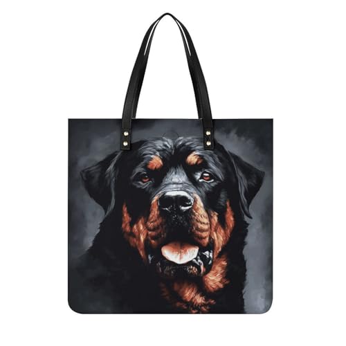 Sac à main pour femme motif Rottweiler original le cadeau idéal pour passionnée de chiens