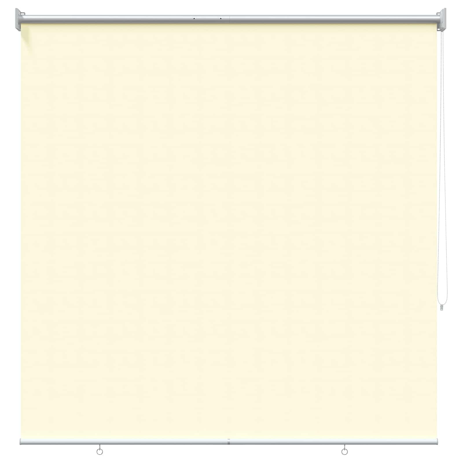 Tenda avvolgitrice in poliestere crema | Montaggio a parete o soffitto, catena sinistra o destra, controllo termico, filtro luce