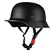 Produktbild Vintage Deutsche Motorrad Halbhelme mit ECE, Jethelm Retro, Chopper Helm, Scooter-Helm, Fahrradhelm, mit Herausnehmbares Innenfutter und Schnellverschlussschnallen M~XXL 57~64CM