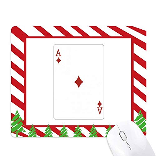 Tapis de souris grand format motif cartes à jouer as et diamants avec finitions haut de gamme