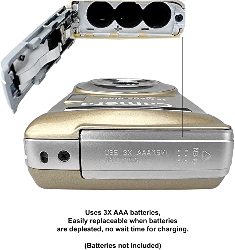 Edealz 16Mp Megapixel Compact Digital Photo And Video Camera With 2.4" Lcd Screen, Mic Input And Usb Media Transfer (Gold) #TOP5