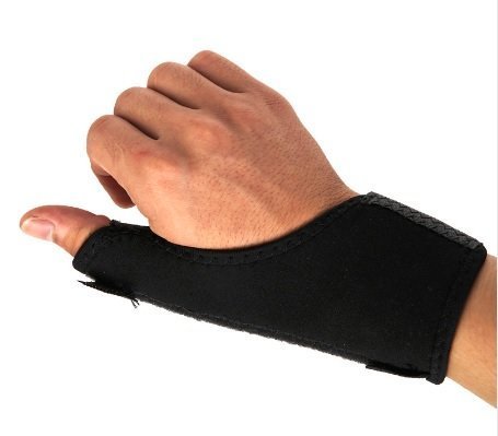 shakuntla Wrist Thumbs Hands Spica Splint Support (Black)