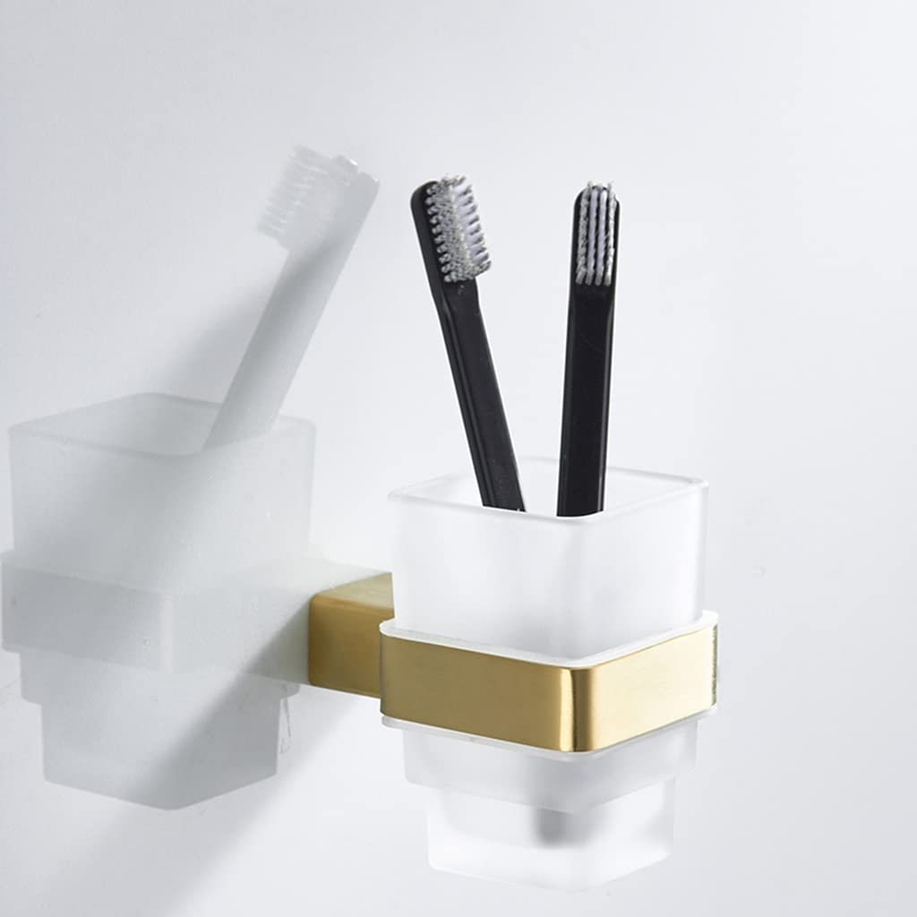 Porte-Serviettes en Acier Inoxydable doré brossé pour une salle de bain de luxe