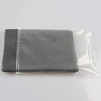 Loboo Idea Fiberglass Window Screen Mesh, Replaceable Window Screens Mesh/Fiberglass Screen Roll for Fiberglass Door, Window Screen and Courtyard Wall(150x100cm (59x39.37 Inches),Gray)