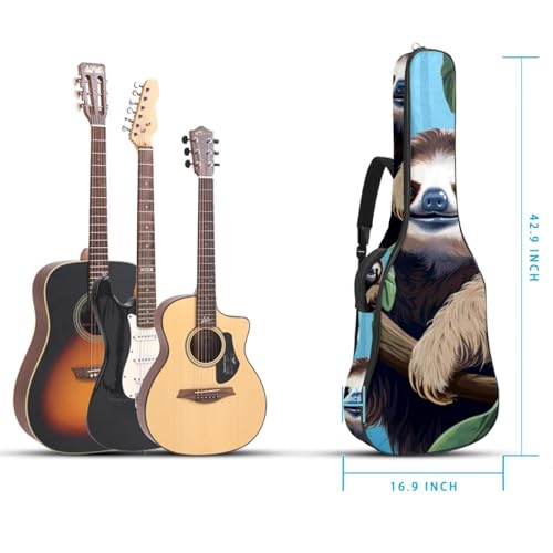 JRHEJTFZ Housse pour guitare acoustique de 1,9 cm d’épaisseur, imperméable, durable et élégant, imprimé paresseux mignon, Multicolore 4., 42.9×16.9×4.7 in, Motif imprimé tendance - Les Beatles, Paul McCartney, John Lennon, RIngo Starr, George Harrison JRHEJTFZ Housse pour guitare acoustique de 1,9 cm d'épaisseur, imperméable, durable et élégant, imprimé paresseux mignon, Multicolore 4., 42.9x16.9x4.7 in, Motif imprimé tendance – Image 6