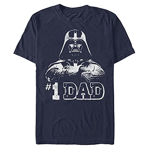 T-shirt Star Wars Numero Uno pour homme en coton noir confortable