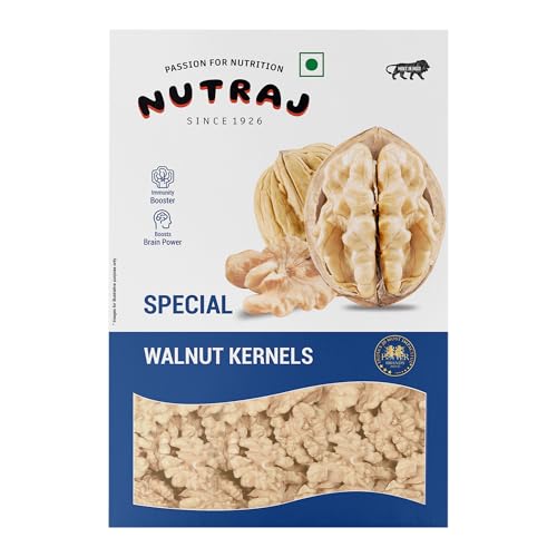 Image of Nutraj Special Walnut Kernels 500g (250g x 2) Without Shell | Akhrot giri | Dry Fruits | Nuts | Grocery Items