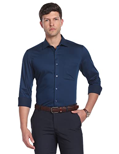 Image of Arvind AD Men Regular Fit Formal Shirt