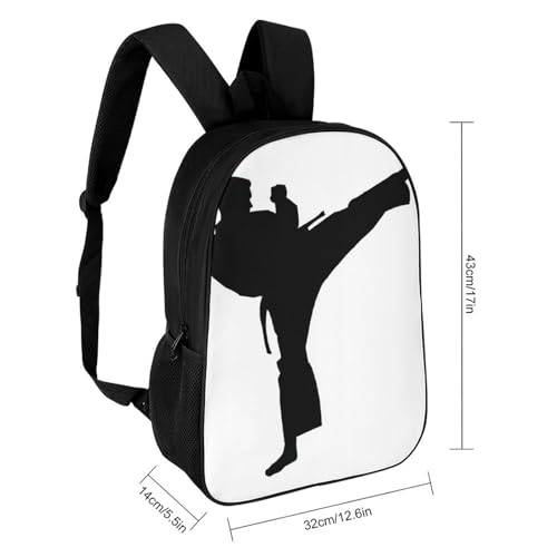 Laptop Backpack Large Computer Bag Water Resistant Bookbag Taekwondo Martial Arts Travel Bag with Lots of Pockets2