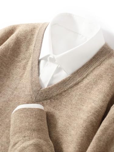 Men Long Sleeves V Neck Pullover,Knitwear Casual Soft Warm Sweater,Slim Fit Casual Sweaters2