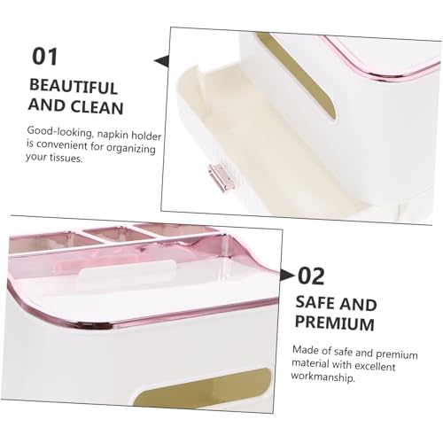 Housse boîte à mouchoirs multi-usages pour vide-poche de bureau - 8