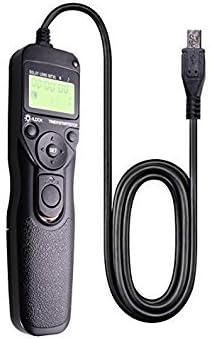Foto&Tech LCD Timer Remote Control Cord Compatible with CANON T7i T6i T6S SL3 SL2 SL1 T5 T5i T4i T3i T3 XT XTi XSi,EOS RP R M6 700D 650D 600D 80D 70D 60D 77D,PowerShot G16 G15 G12 G11 G10 G1 X&Pentax