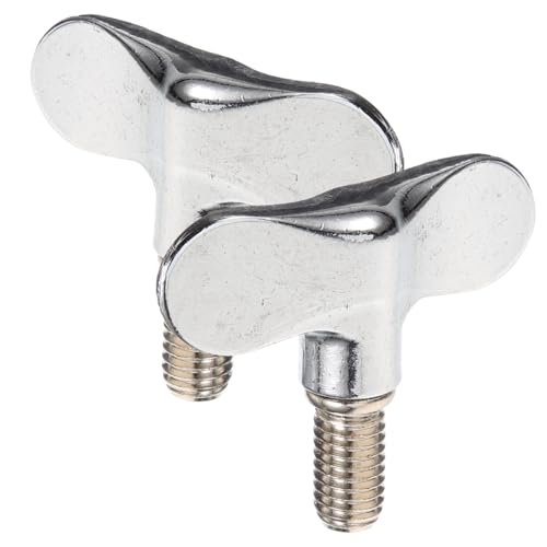 NULYLU Percussion Cymbal Nuts 2pcs Drum Set Cymbal Stand Wing Screw Repairing Tool