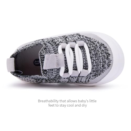 Image of BMCiTYBM Baby Sneakers Girls Boys Lightweight Breathable Mesh First Walkers Shoes 6-24 Months