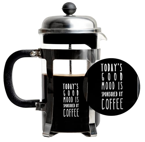 Image of Sipologie Vintage French Press, Silver, 600ml - Mood by Coffee