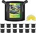 iPower 12-Pack 3 Gallon Grow Bags Heavy Duty Thickened Aeration Nonwoven Fabric Pots with Nylon Handles, for Planting Vegetables, Fruits, Flowers, Black