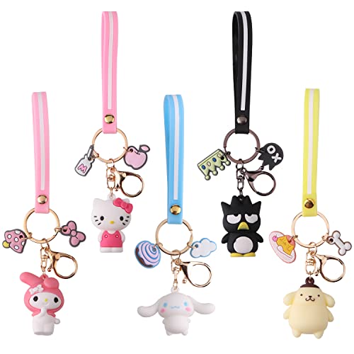 Cute Keychains for Girls,Kawaii Car Keychain Accessories,Key Purs...