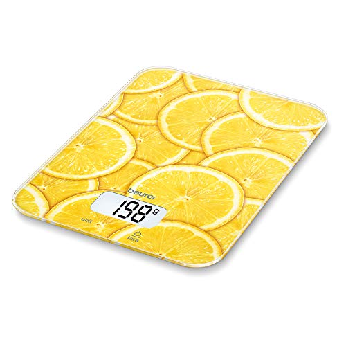 KS 19 Lemon digitale Küchenwaage (Tara-Zuwiegefunktion, Sensortastenbedienung, 5 kg Tragkraft)