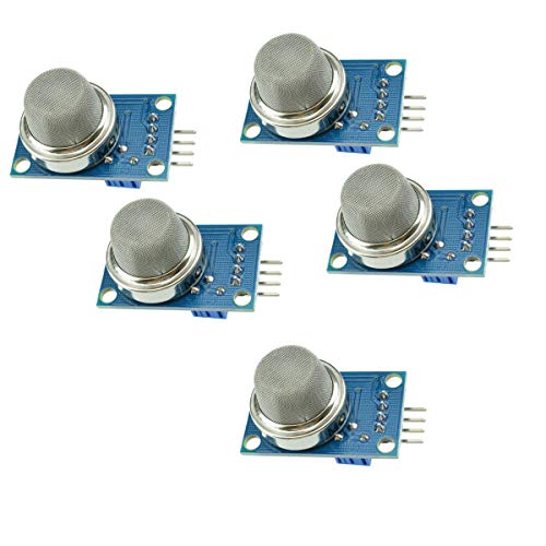 Image of Robocraze MQ135 MQ-135 Air Quality Sensor Hazardous Gas Detection Module For boards compatible with Arduino, AVR | Internet of Things Project IOT Science Project (Pack of 5)