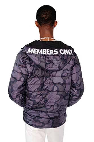 Members Only Men's Solid Puffer Packable Jacket2