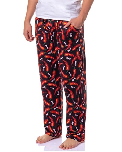 PJammy Men's Hot! Chili Peppers Sleep Pajama Pants for Adults