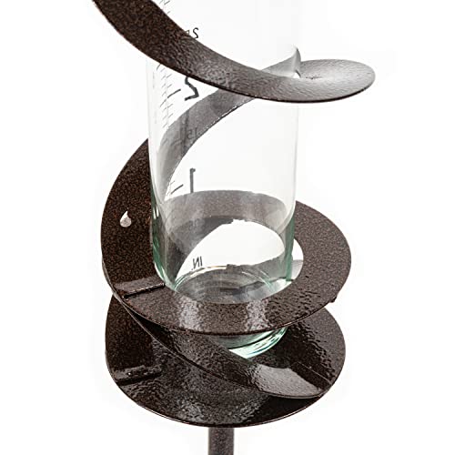 La Crosse 704-56357-INT Helix Spiral Metal Rain Gauge - Thumbnail 5