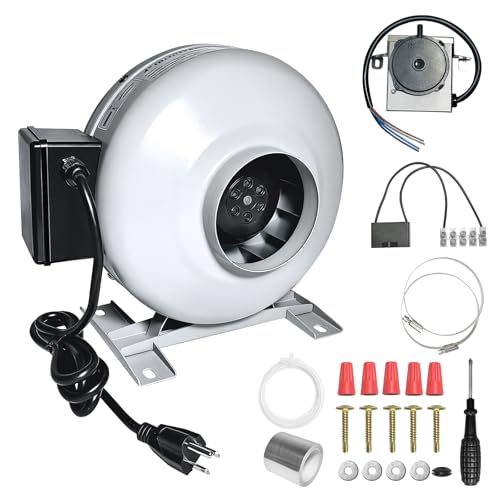M-4DBT Automatic Dryer Exhaust Fan for Clothes Dryers Quiet Stable Durable Saves Drying TimeCompatible with All Dryers