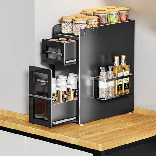 JIKANNOYA �B���钲�������b�N 3�i L36×W25×H51cm �Y�f�| �R���������b�N �X���� ��e�� �����o�� �䏊 �L�b�`�� ���[ ��� ���� �ϔM �ϖ� �h�o �ȃX�y�[�X ������� �g�ݗ��ĕs�v �}�O�l�b�g �� ������ �X�p�C�X �I ������