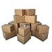 uBoxes 1 Room Economy Moving Kit, 15 Boxes, Moving and Packing Supplies (ECOBASICKT01), Brown