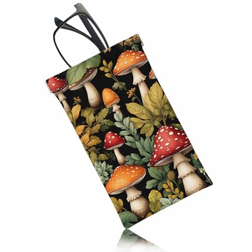 Image of Dragonfly Glasses Case Lightweight Glasses Cases PU Sunglass Organizer Eyeglasses Case Glasses Cases For Men Women