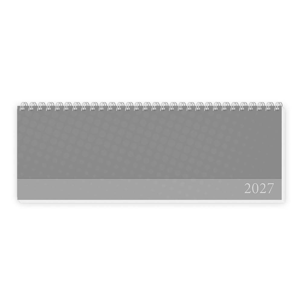 TRÖTSCH - Schreibtischquerkalender 2 (eine Woche 2 Seiten) 2027: Tischkalender Wochenkalender