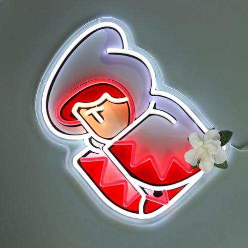 Image of Pugna Bit White Mage Merch Neon Signs for Wall Decor Game Neon Lights for Bedroom Led Signs Suitable for Dormitory Man Cave Christmas Gift