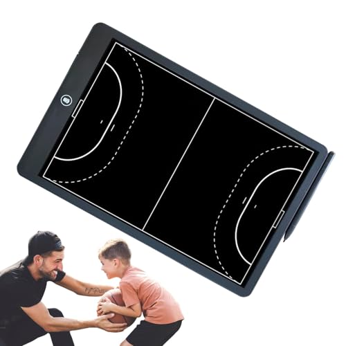 Tableau Tactique LCD – Handball / Football, Écran Effaçable, Verrouillage, Pile Incluse, 354 X 238 Mm