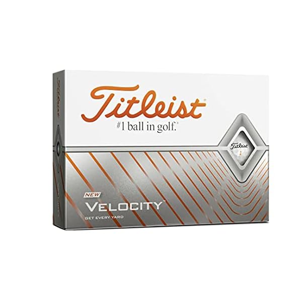 TITLEIST Unisex Velocity Golfball, Weiß, Einheitsgröße