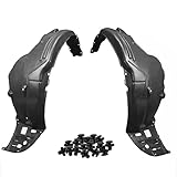 Parts N Go Fender Liner Set w/Clips For 2013-2015 Accord Sedan Front Driver &amp; Passenger Side Left Right HO1248150 HO1249150 74150T2AA00 74100T2AA00