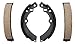 ACDelco Gold 17605B Bonded Rear Drum Brake Shoe Set