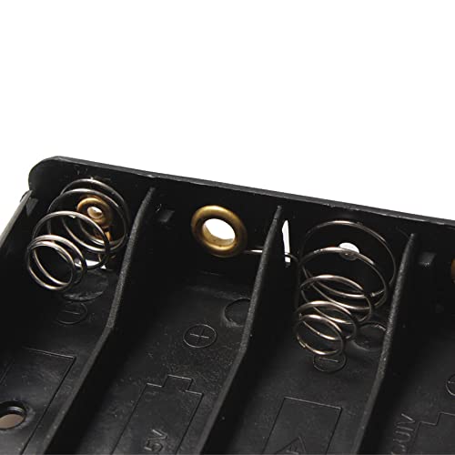 Argerrant 20 STKS 6 AA Batterij Houder Plastic Container Batterij Opbergdoos AA Met DC Plug 5,5 * 2,1 mm Verlenglijn 150… - Afbeelding 6