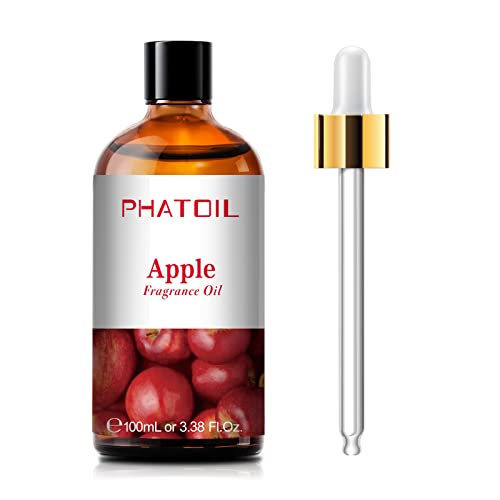 PHATOIL Apple Fragrance Oil for Diffuser Aromatherapy 3.38FL.OZ
