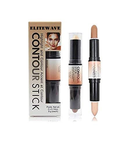 Professional Highlighter And Contour Stick Highlighter Natural Concealer For All Types of Makeup - Multicolor, 10 Gram