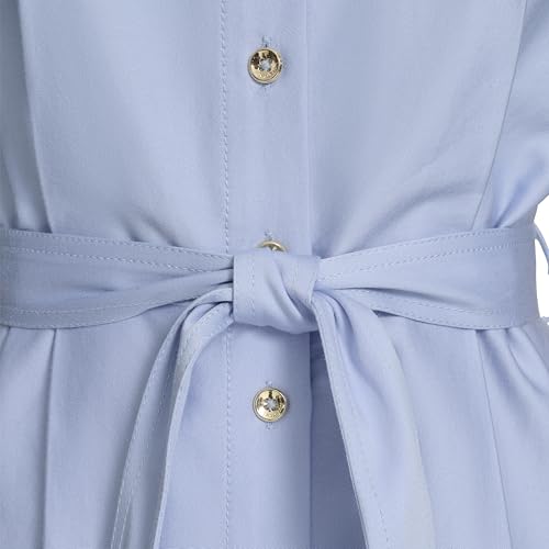 HALSTON H Women's Cap Sleeve Cotton Shirt Dress, Breeze by HALSTON - Used condition - Image 3