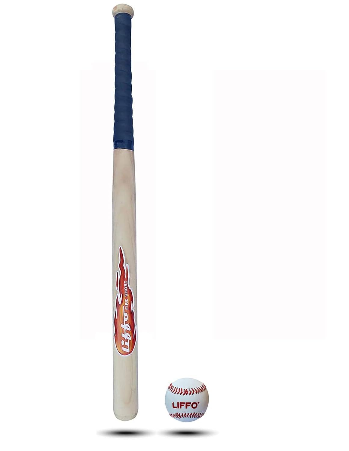 Liffo® Baseball Bat Wooden Baseball bat Heavy Duty for Self Defence with Baseball (One-Basebat-One-Baseball) (B0D3BRYLWZ) Amazon Price History, Amazon Price Tracker