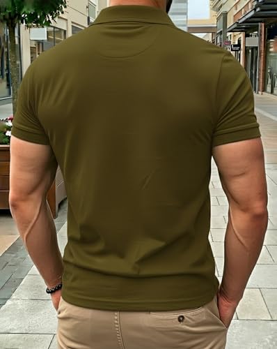 Image of AUSK Polo T-Shirt for Men || Half Sleeves Neck Polos Men Tshirt
