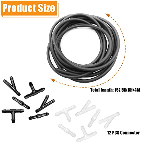 image for NTNEV Windshield Washer Hose Kit, 4 Meter Universal Washer Fluid Hose 