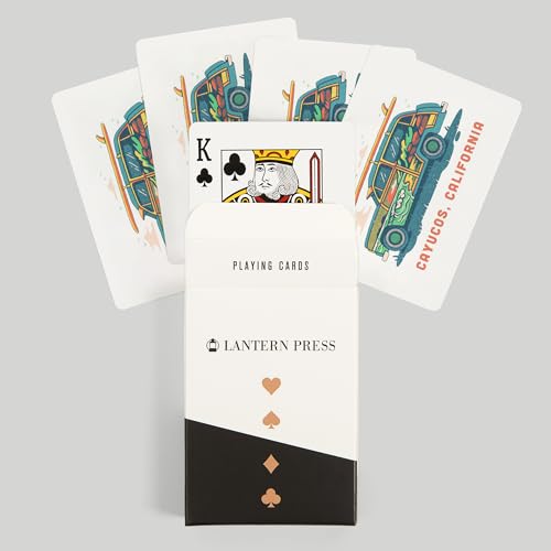 Lantern Press Cayucos California 52 Cartas Póker miniatura 6