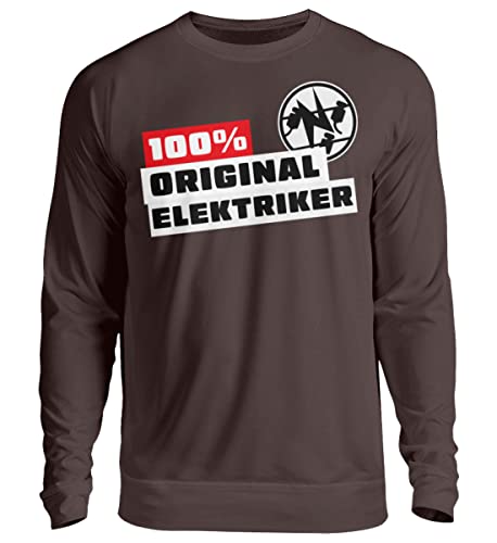Pull électricien 100% unisexe taille M pull marron chocolat chaud