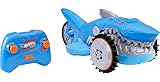 Hot Wheels R/C Supercharged Shark Vehicle, Radio-Controlled Shark that Races on Land & Water, R/C...