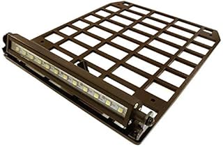 Integy RC Model C27166 Realistic 1/10 Scale Luggage Tray 180x150x22mm w/Adjustable LED Spot Light Set