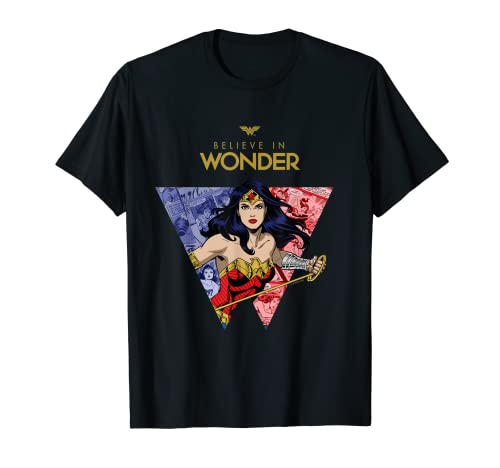 Wonder Woman 80th Believe in Comic Book Wonder Camiseta
