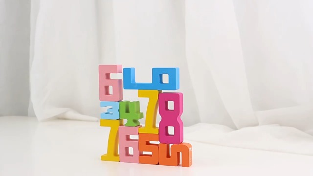 Holz Zahlenblock Spielzeug - Mathematiklernen Für Kinder Ab 3